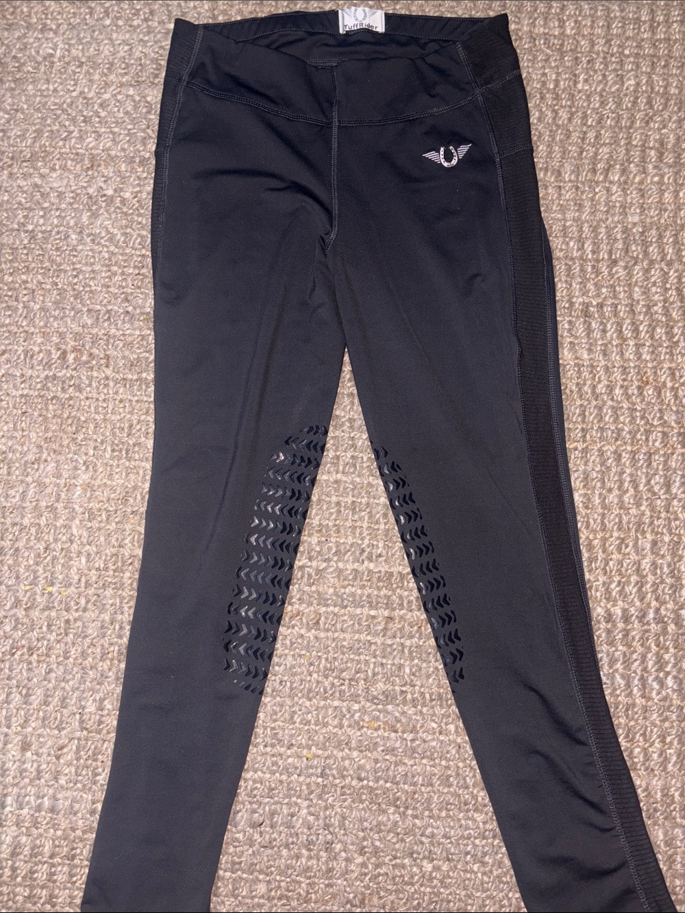 Women's TuffRider Black Performance Riding Tights